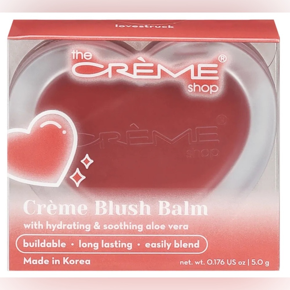 The Crème Shop Heart-Shaped Blush Balm Regular